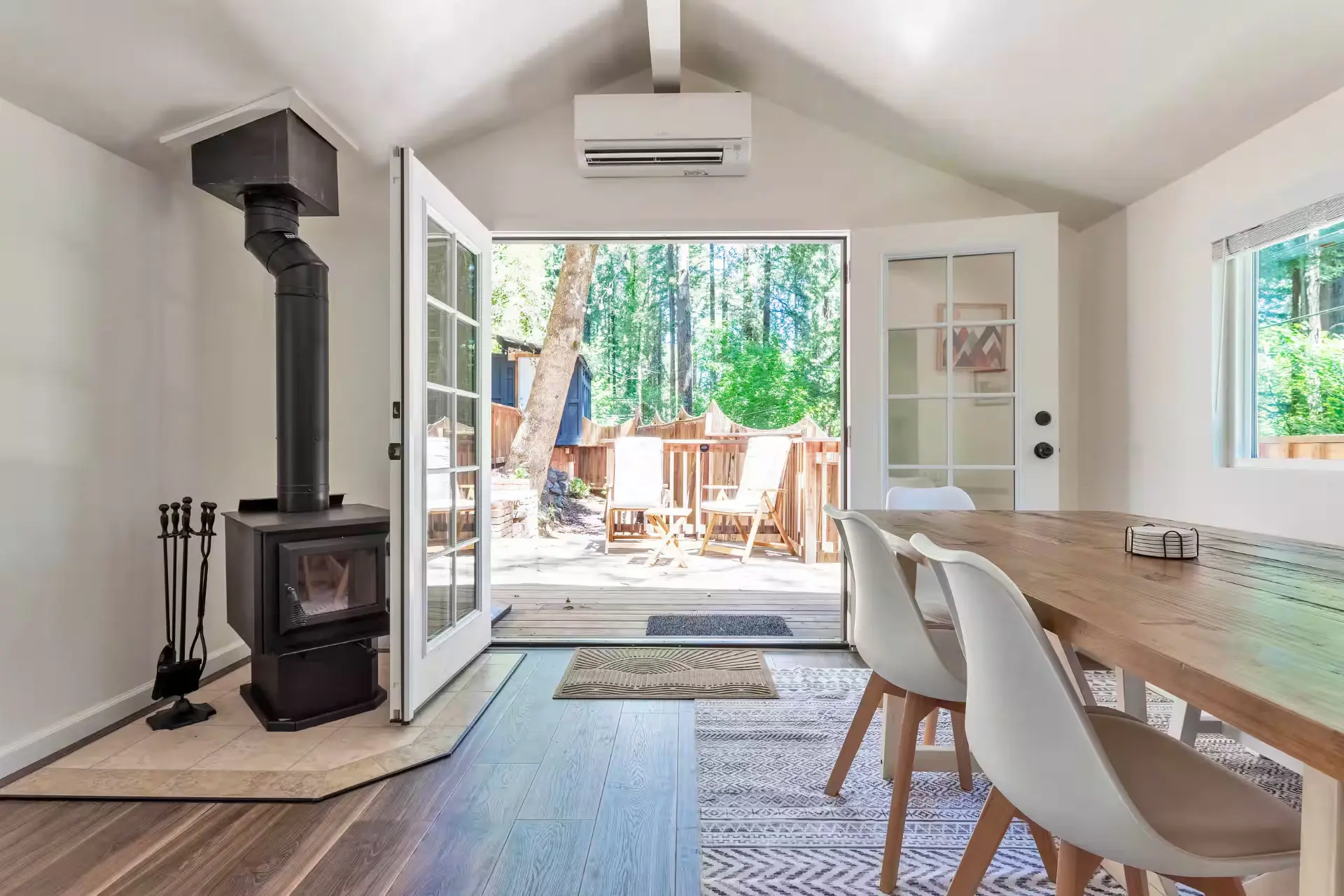 A secluded cabin in the redwoods, where the nest lands